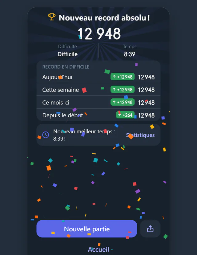 Défiez vos amis de battre votre temps