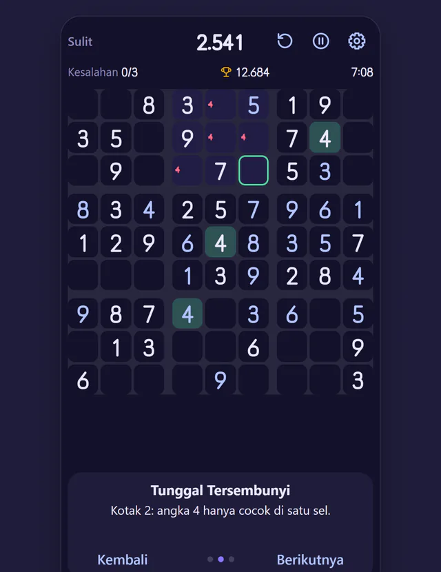 Petunjuk yang mengajarkan teknik